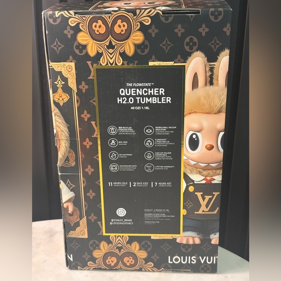 Stanley Labubu Black and Gold Character Tumbler - Picture 4 of 5